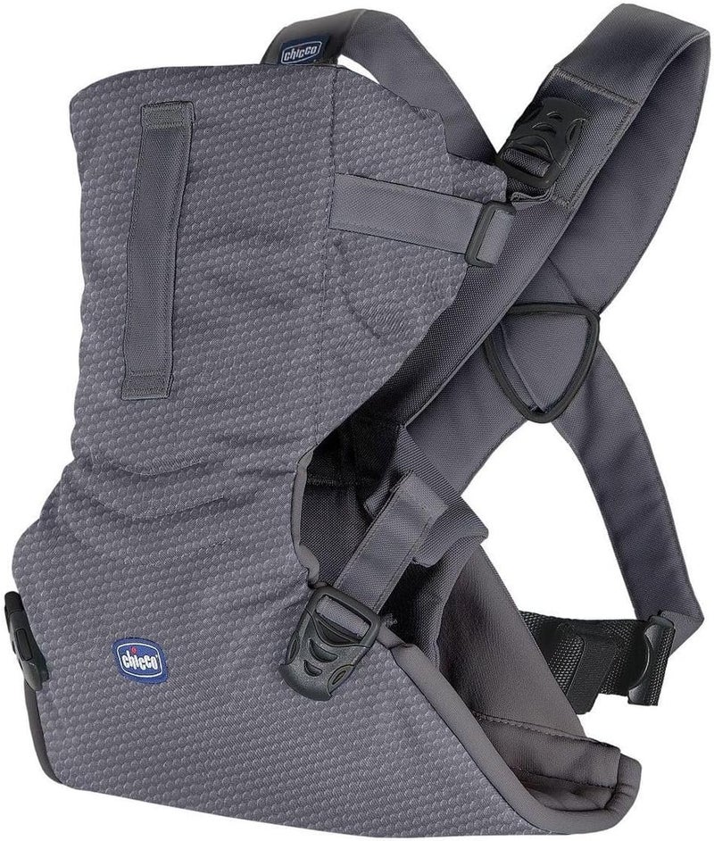 Chicco Easy Fit Baby Carrier 0-9kg, Moon Grey - Image 1